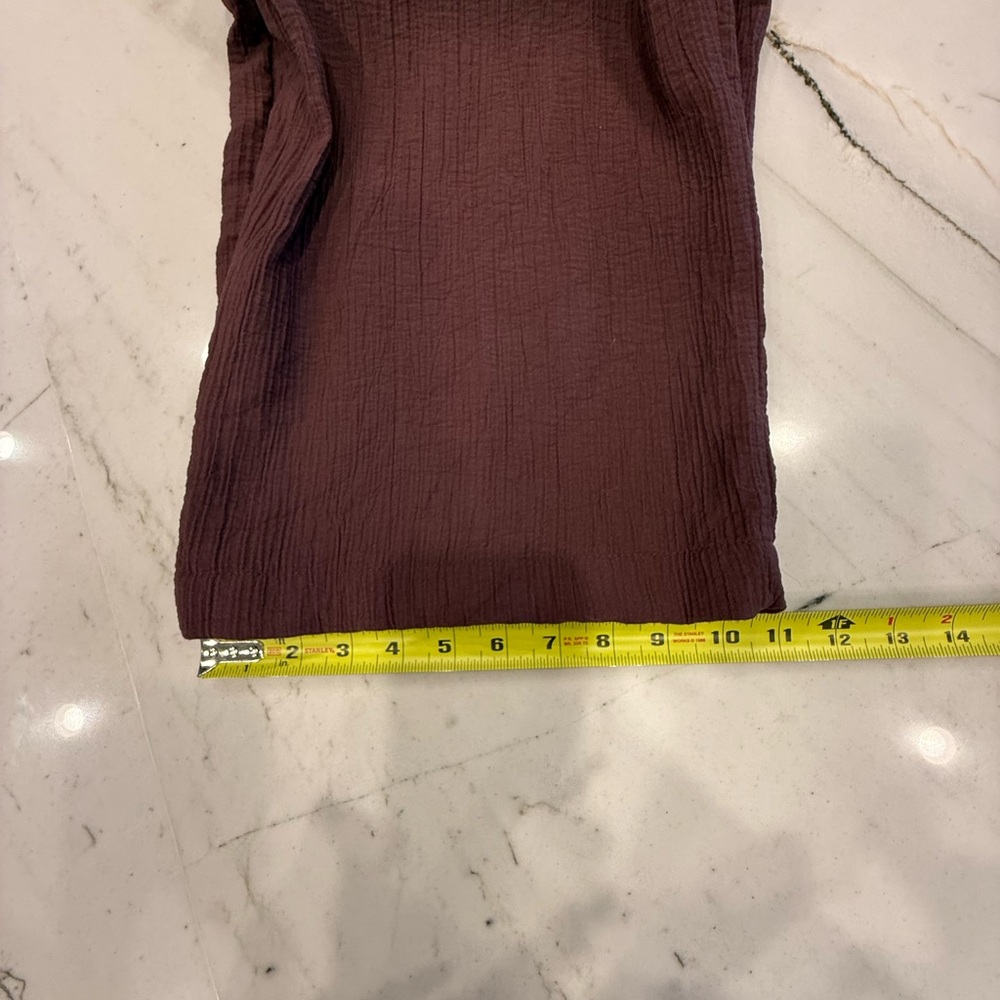 a new day Dusty Rose Textured Blouse - Picture 14 of 15